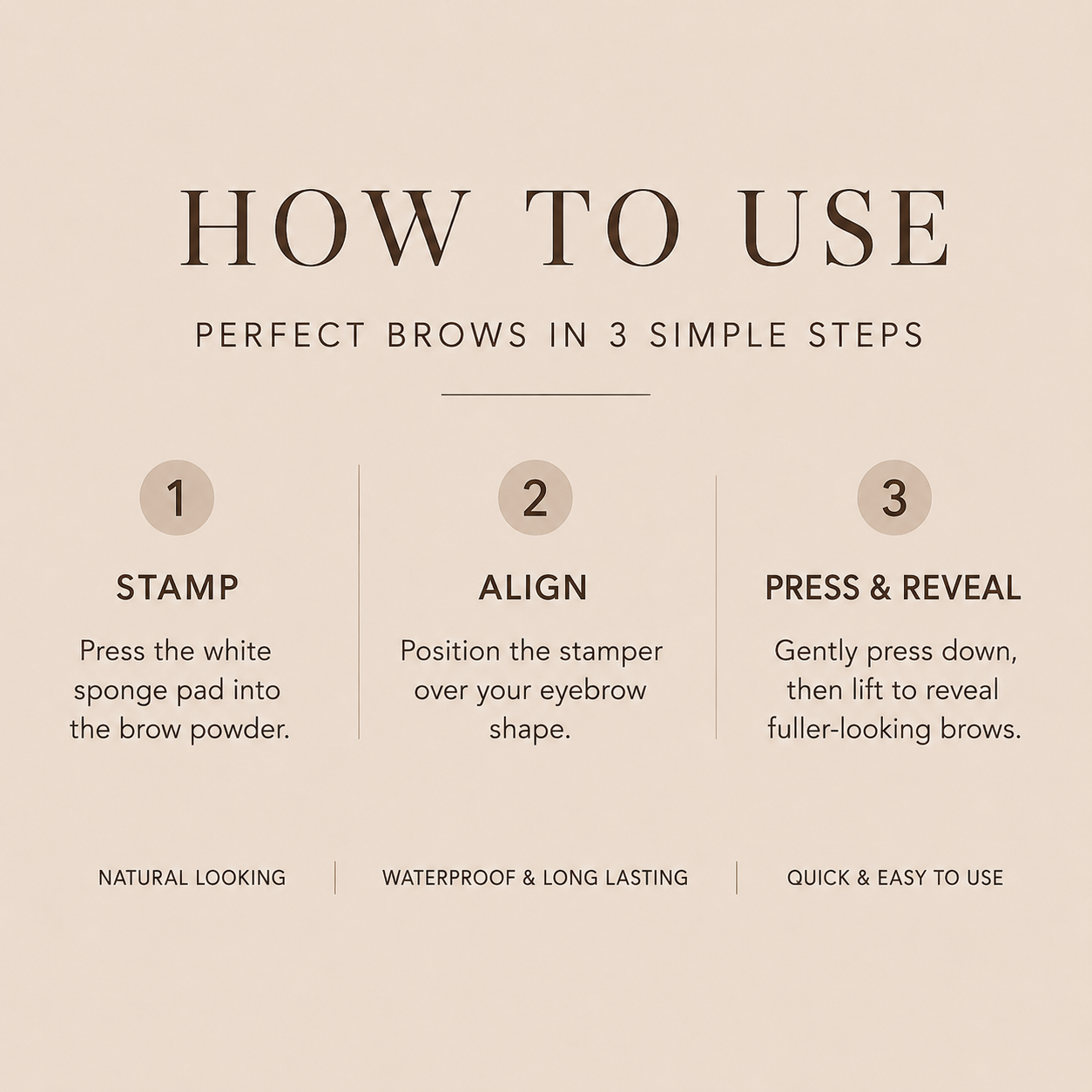 Eyebrow Stamp Kit | Fuller Natural Brows in Seconds
