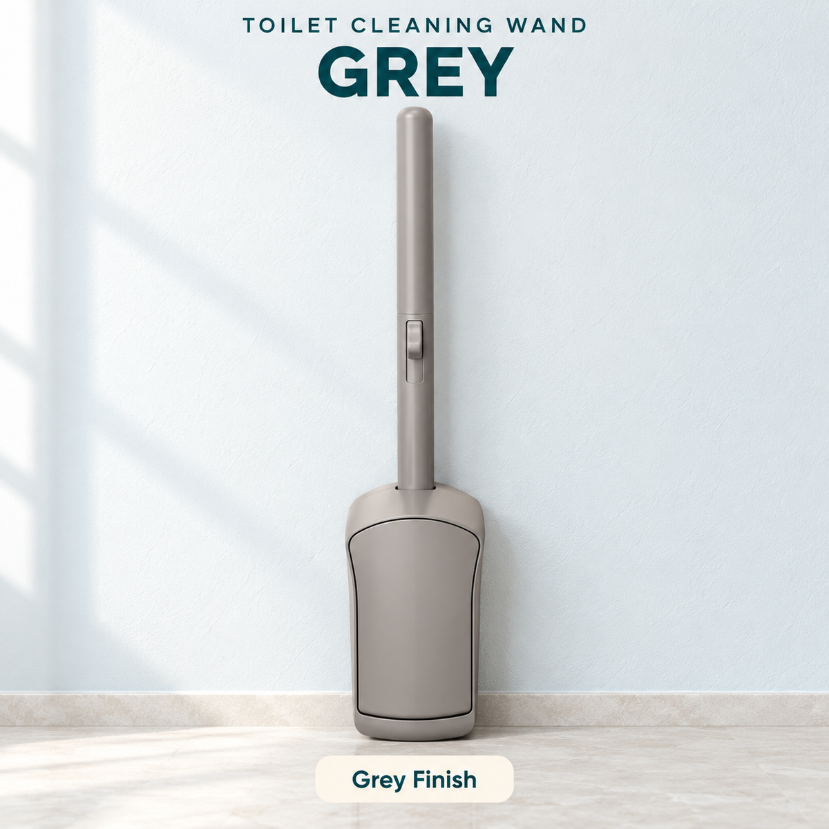 🚽 Toilet Cleaning Wand with Replaceable Heads – Attach, Scrub & Release for Easy Everyday Cleaning