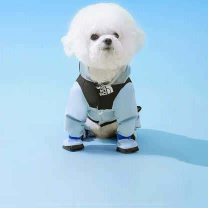 🐶☔ Rainy Day Essential | Waterproof Dog Raincoat with Hood – Lightweight & Comfortable