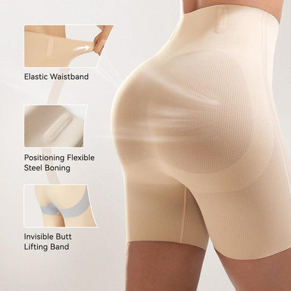 ⚡HOT SALES🔥High‑Waist Seamless Shapewear Shorts, 🍑Tummy Control & Butt Lift