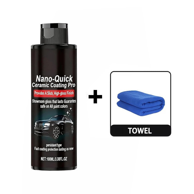 🚗✨ 49% OFF Limited Time – Nano Ceramic Car Coating Kit with Microfiber Towel 🔥