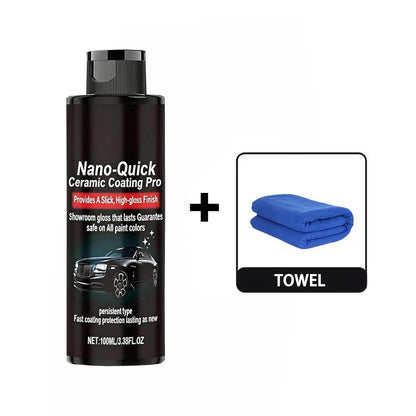 🚗✨ 49% OFF Limited Time – Nano Ceramic Car Coating Kit with Microfiber Towel 🔥