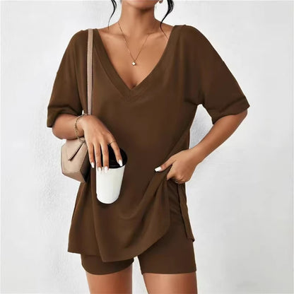 Summer Comfy Women's Loungewear 2 Piece Outfit - S-XXL