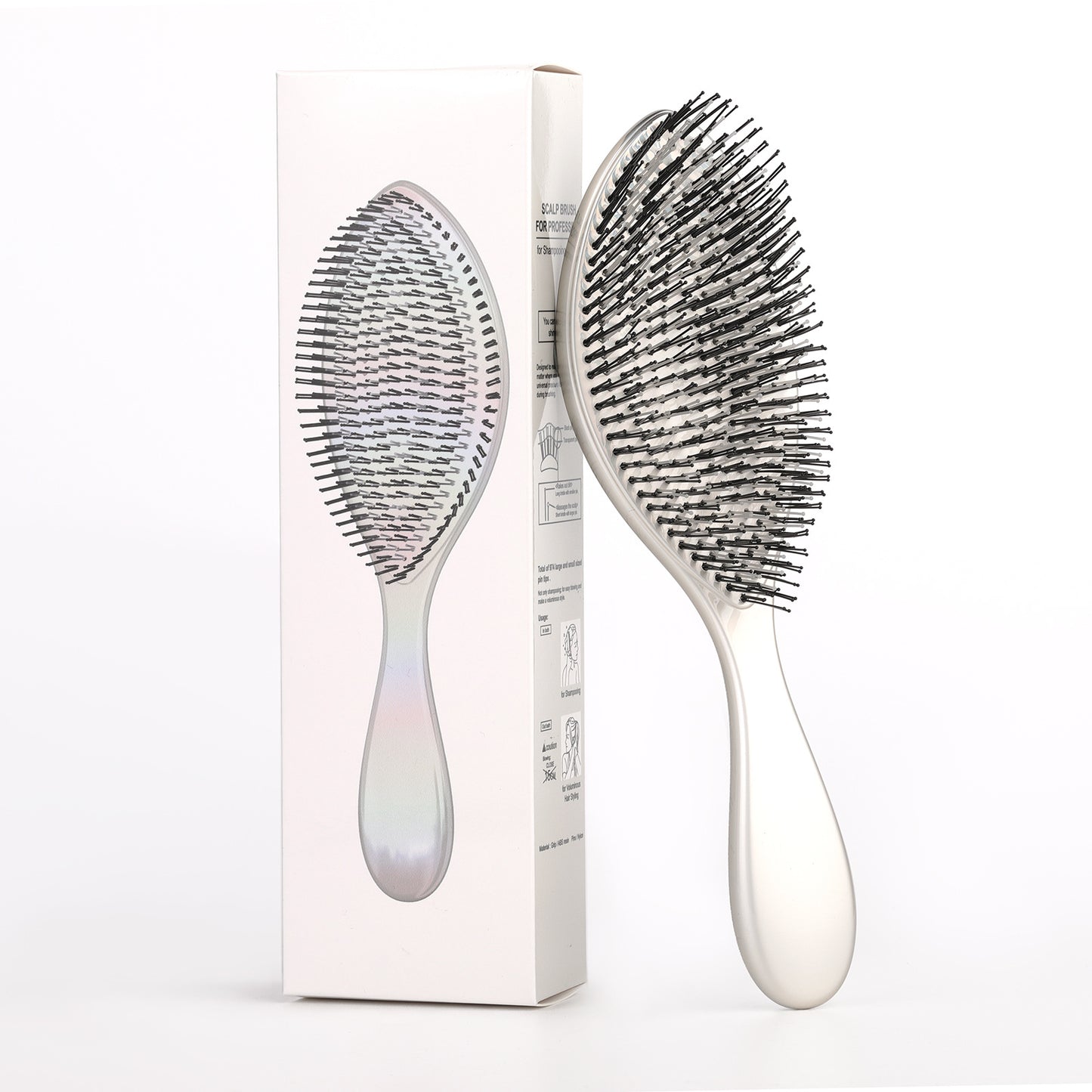 🪮Multi-Color Detangling Hair Brush Round Tip Scalp Massage Comb