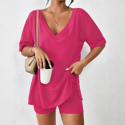Summer Comfy Women's Loungewear 2 Piece Outfit - S-XXL
