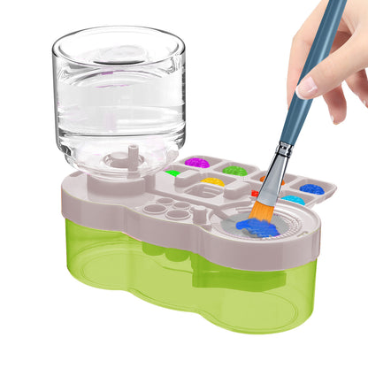 49% OFF🎨💧 Upgraded Paint Brush Cleaner Cup, Circulating Water Brush Rinser for Acrylic & Watercolor, Art Gift for Artists