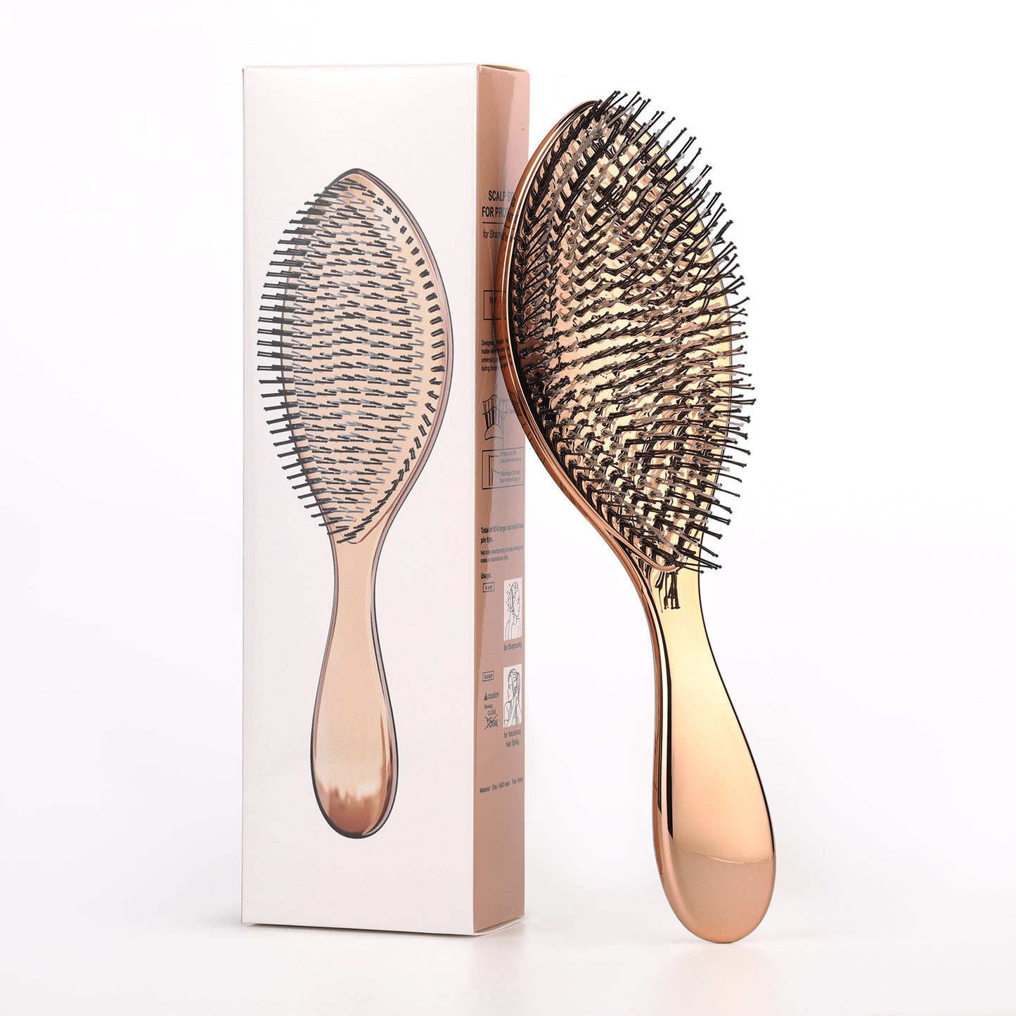 🪮Multi-Color Detangling Hair Brush Round Tip Scalp Massage Comb