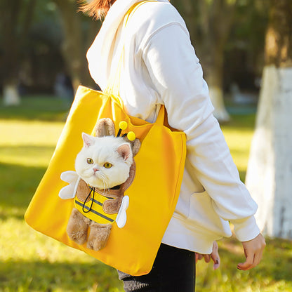 🔥 Limited Time 49% OFF | Plush Pet Carrier Tote – Cozy Hands-Free Travel Bag For Small Dogs & Cats