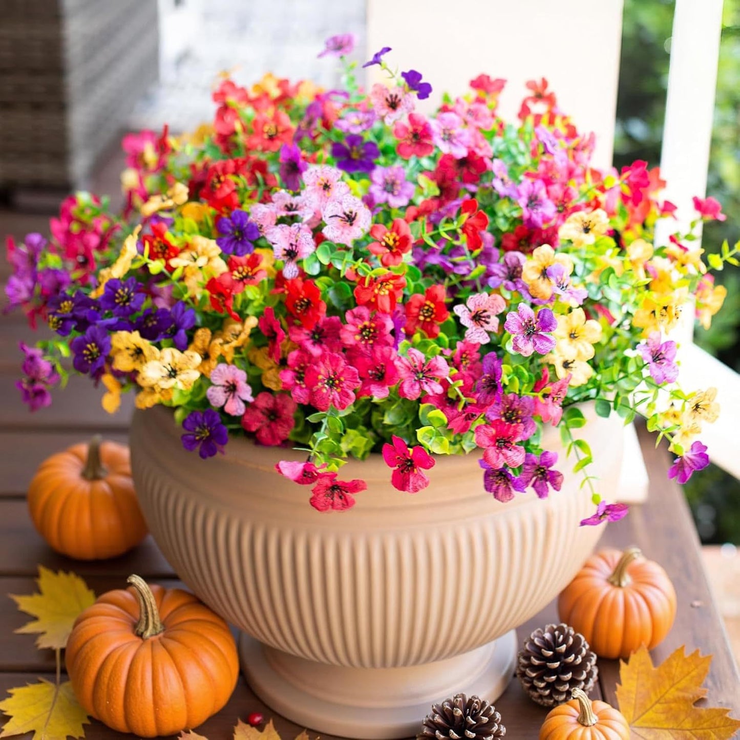 🔥LAST DAY 49% OFF🔥🍂Fall UV Resistant Artificial Flowers 🌺Fake Autumn Floral Stems