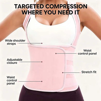 📢LAST DAY 49% OFF🔥Women's Sauna Sweat Vest | Compression Waist Trainer for Gym