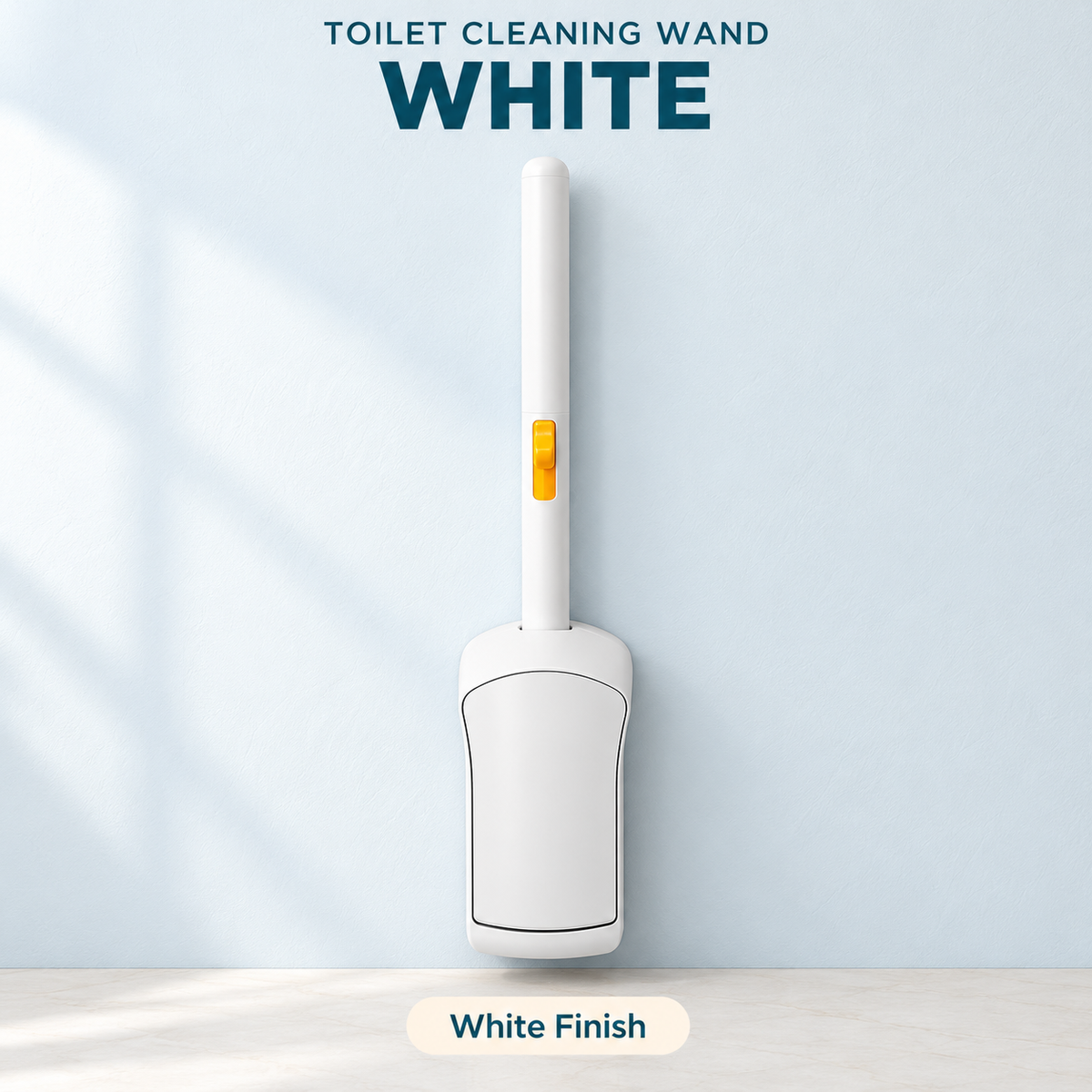 🚽 Toilet Cleaning Wand with Replaceable Heads – Attach, Scrub & Release for Easy Everyday Cleaning