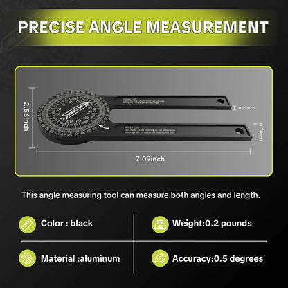 🔥 Limited Time 49% OFF | Precision Aluminum Miter Saw Protractor – Perfect Angle Finder For Woodworking Projects