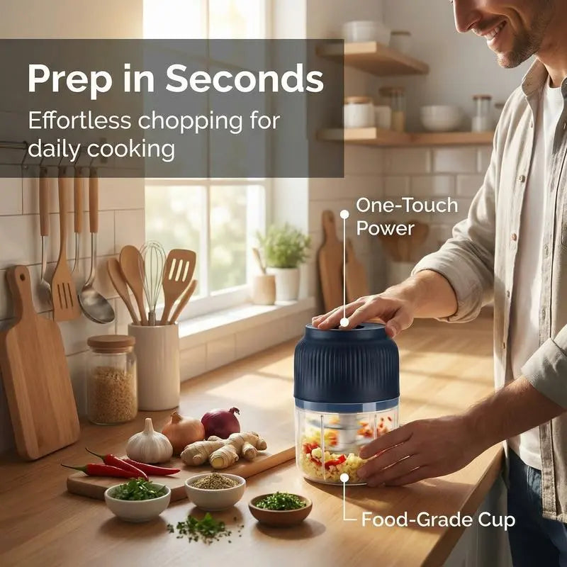 ⚡Electric Food Shredder Portable Mini Meat Grinder for Kitchen