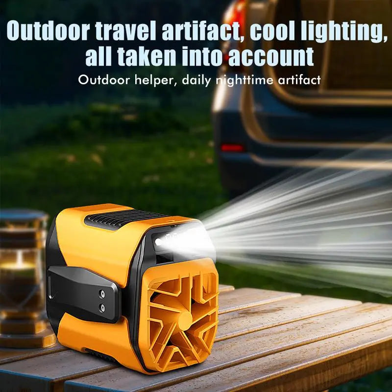 Upgrade Portable Waist Clip Fan - 10 Speeds, Rechargeable
