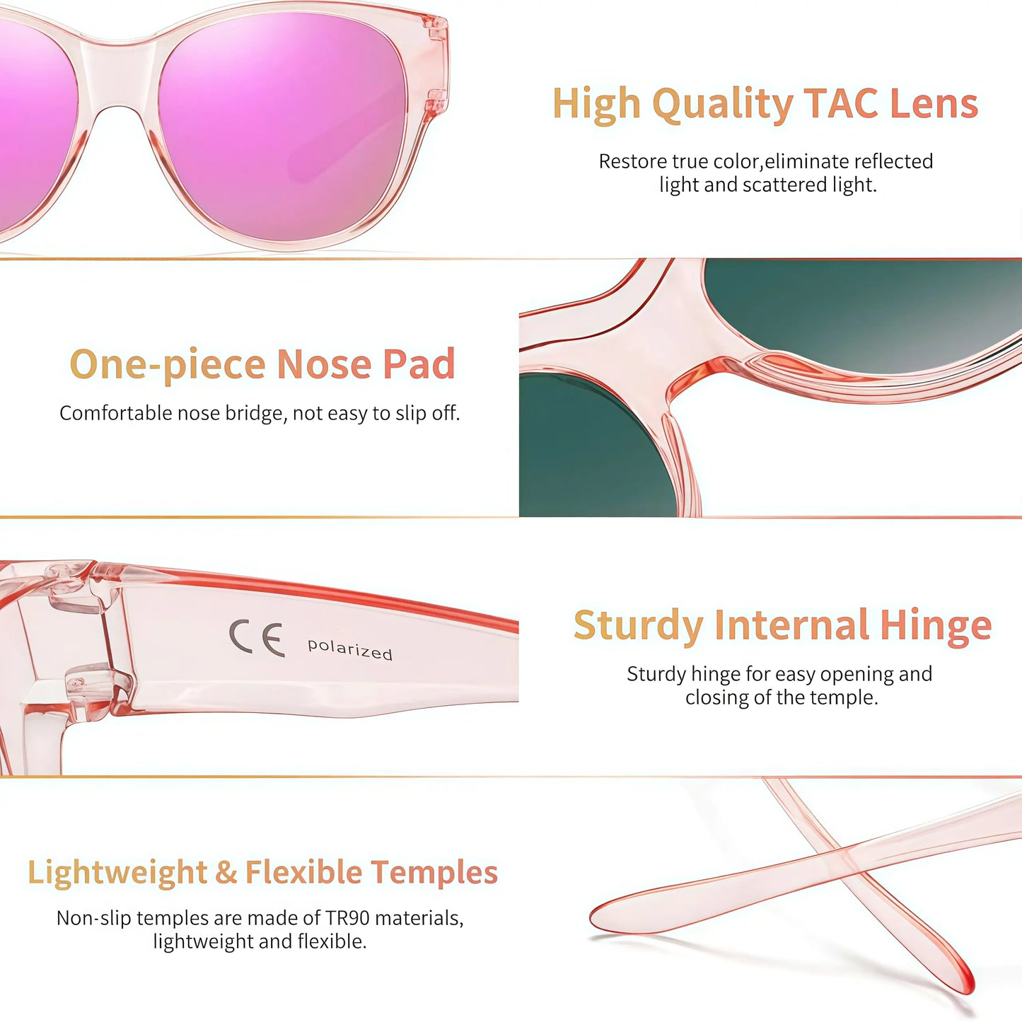 🔥Hot sale – up to 49% off Polarized Fit Over Sunglasses for Prescription Glasses - UV400