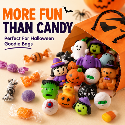 🔥LAST DAY 49% OFF🎃 100PCS Halloween Mochi Squishy Toys – Cute Sensory Party Favors & Goodie Bag Fillers ✨
