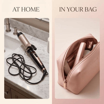 Cordless Ceramic Hair Curler – Fits in Any Bag