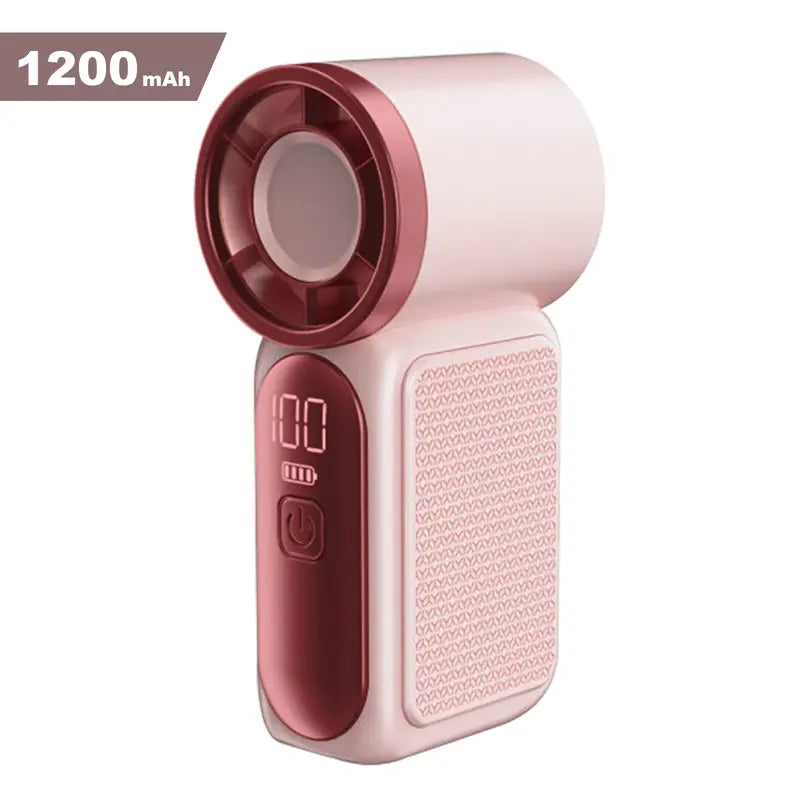 🥳2026 HOT SALE🥳💞50K+ SOLD!💨❄️ ! Turbo Handheld Fan – 16900 RPM, 6 speeds, LED display. 3000mAh battery, 10.7hrs cooling. Pocket‑sized power! 🌬️✨