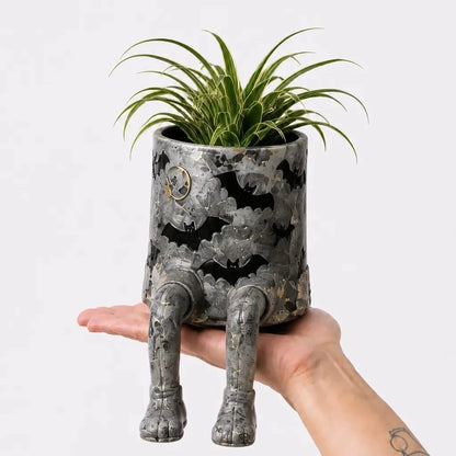 🎃 LIMITED TIME 49% OFF | Spooky Hanging Leg Resin Planter – Cute Halloween Succulent Pot For Home & Garden 👻