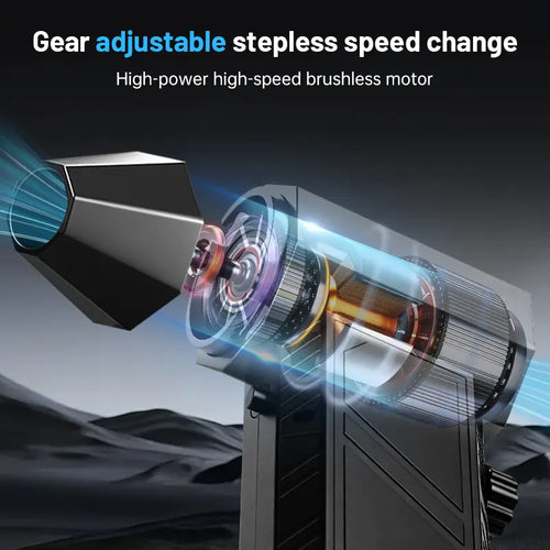 Powerful Turbo Mini Jet Fan - Rechargeable & Compact