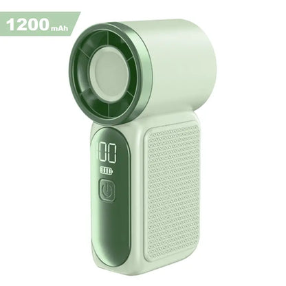 🥳2026 HOT SALE🥳💞50K+ SOLD!💨❄️ ! Turbo Handheld Fan – 16900 RPM, 6 speeds, LED display. 3000mAh battery, 10.7hrs cooling. Pocket‑sized power! 🌬️✨
