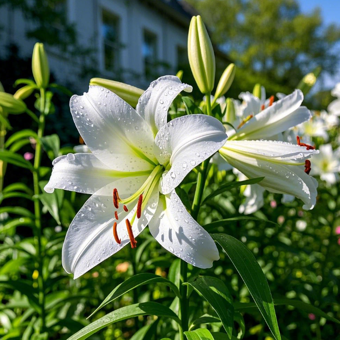 🌺🍷Double Perfume Lily Bulbs—Fresh and Sweet