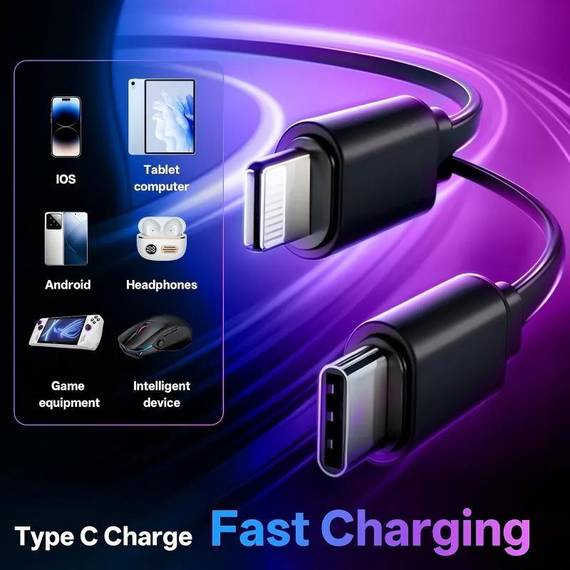 7-in-1 ✨120W Fast Car Charger with Star Projector, Retractable Cable Multi Port Car Charger PD Quick Charge