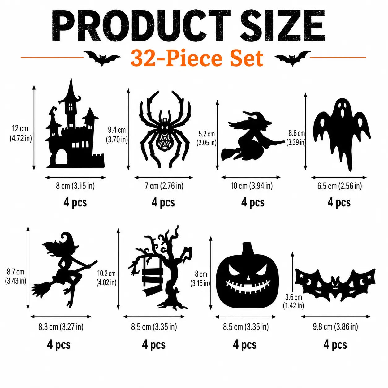🔥LAST DAY 49% OFF🎃Halloween LED Silhouette Wall Light Stickers