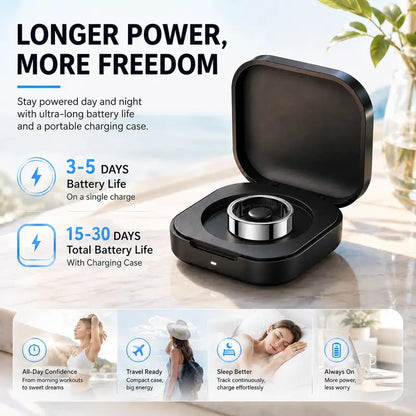 Smart Ring - Wellness Tracker with Heart Rate & Sleep Insights