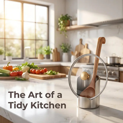 🔥HOT SALE 49% OFF🔥Thickened Stainless Steel Utensil Organizer, Rust Resistant Easy to Clean