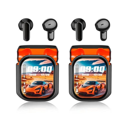 Bluetooth 6.0 Earphones LED Display High Fidelity Waterproof Wireless Earphones | Suitable for Office, Sports, Study and Audio Calls | Built-in Microphone | Earphones