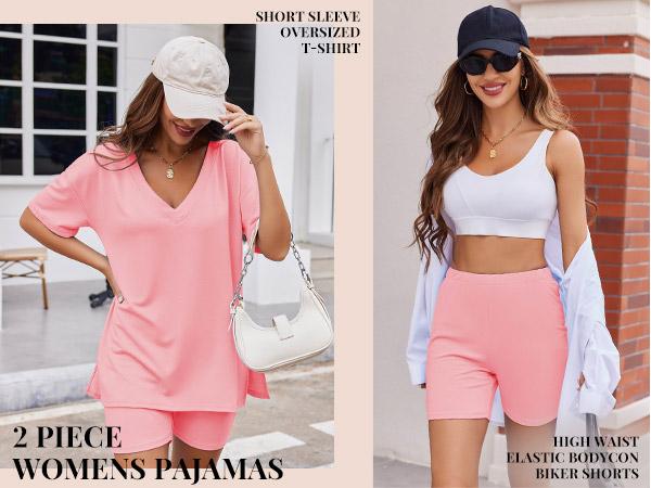 Summer Comfy Women's Loungewear 2 Piece Outfit - S-XXL