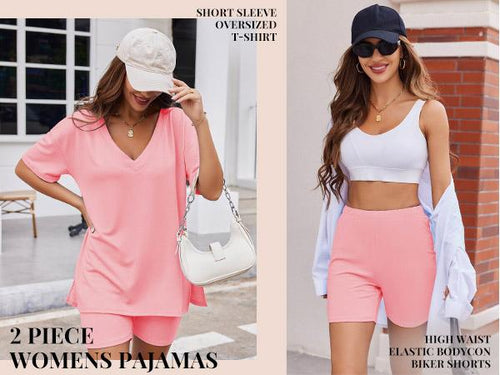 Summer Comfy Women's Loungewear 2 Piece Outfit - S-XXL