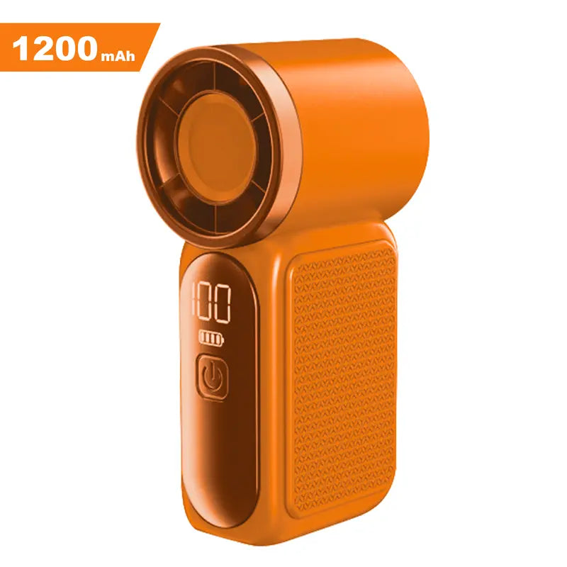 🥳2026 HOT SALE🥳💞50K+ SOLD!💨❄️ ! Turbo Handheld Fan – 16900 RPM, 6 speeds, LED display. 3000mAh battery, 10.7hrs cooling. Pocket‑sized power! 🌬️✨