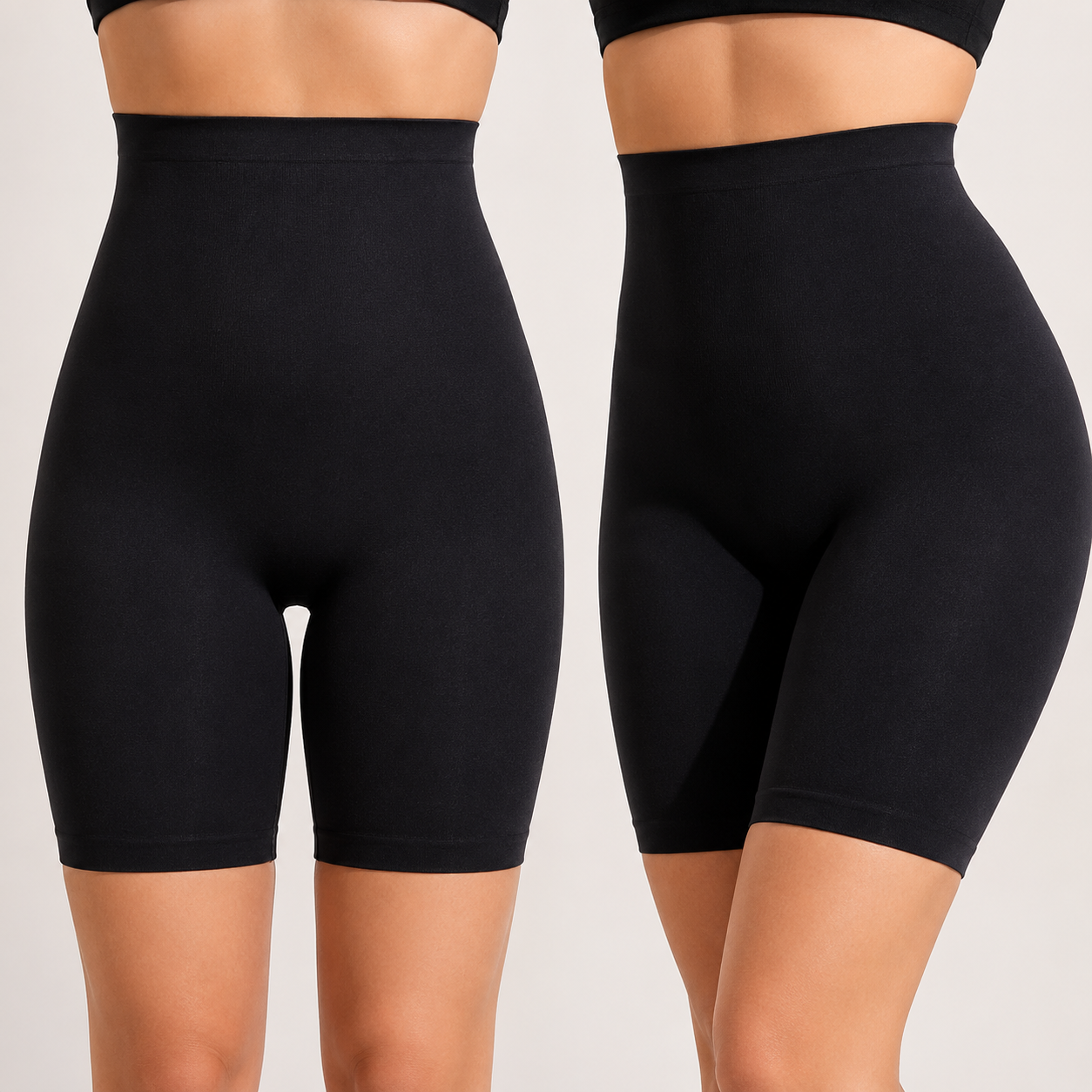 🔥High-Waisted Seamless Shapewear Shorts Anti-Roll