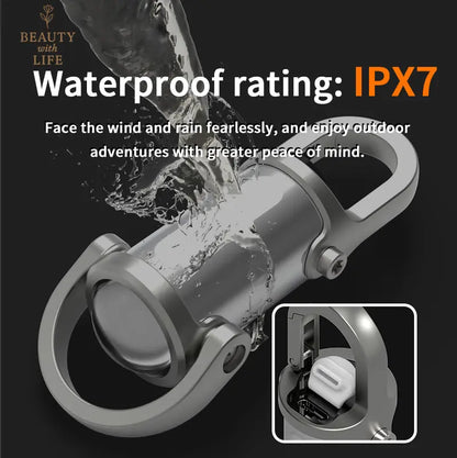 ⚡Hot Sales 49% OFF🔥🔦Rechargeable Mini Keychain Flashlight - 1200 Lumens EDC Light