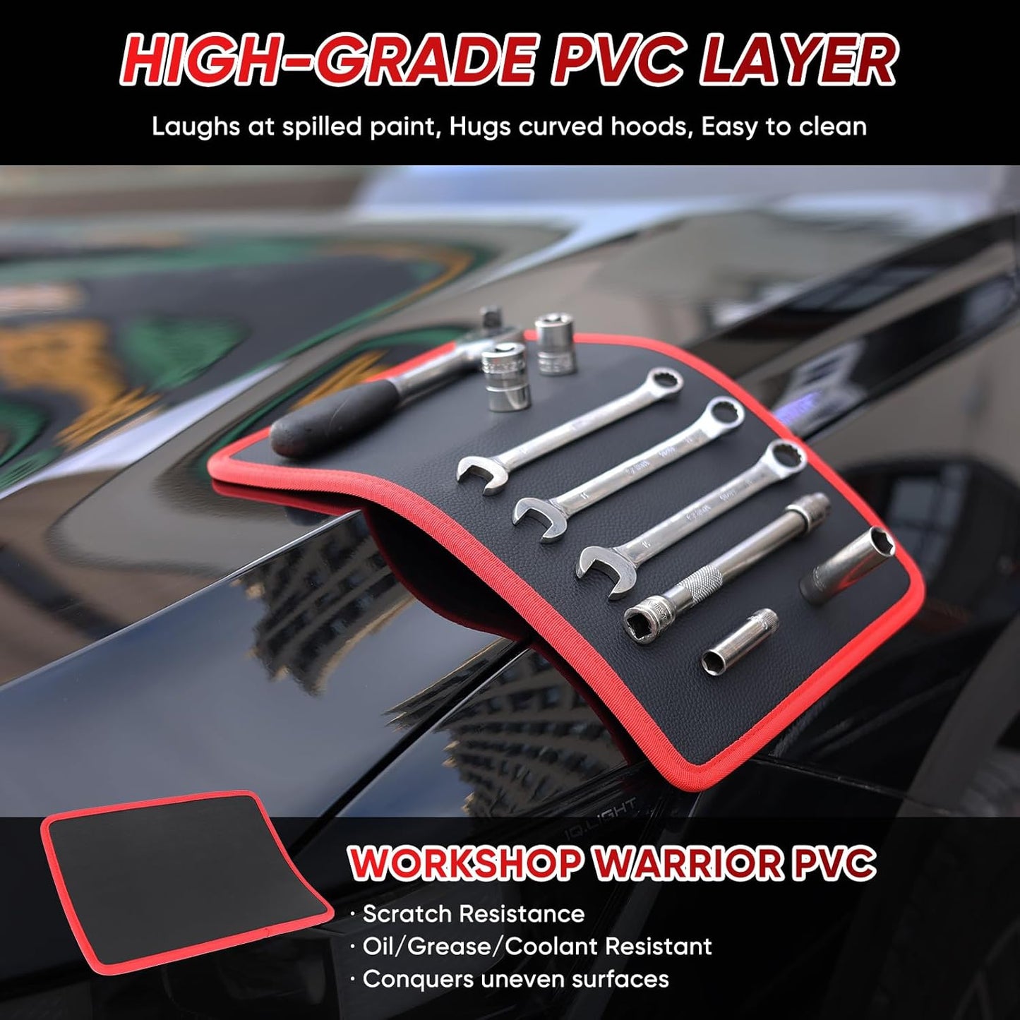🛠️‌Flexible Magnetic Tool Mat & Tray Holder