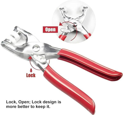 🔥HOT SALE 49% OFF✨All-in-One Metal Snap Fastener Kit with Lockable Pliers