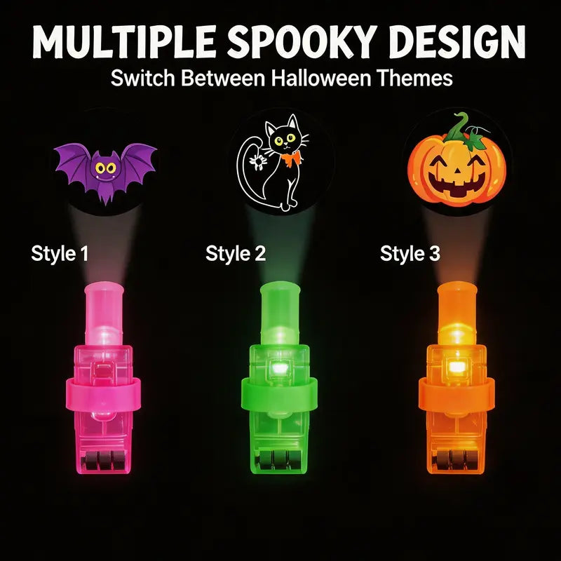 🎃 49% OFF Halloween LED Finger Lights — Create Spooky Projections & Endless Party Fun