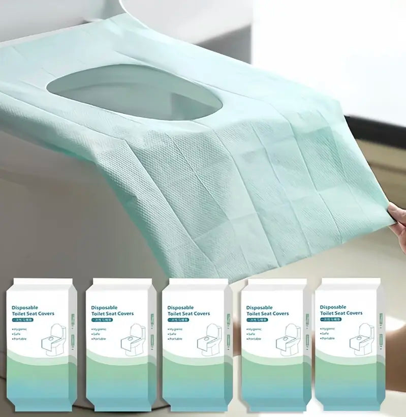 🔥Limited Time 49% OFF🚽 Disposable Waterproof Toilet Seat Covers ✨ Portable Anti-Slip Hygiene Protector