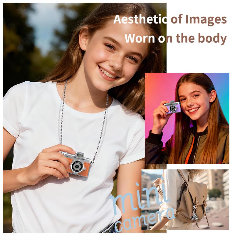 🔥 Limited Time 49% OFF📸Mini Keychain Digital Camera – 32G Card & Charging Cable Included