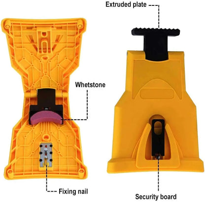 🪚Portable Teeth Chainsaw Sharpener, Proprietary Bar-Mount Chain Saw Fast Sharpening Tool