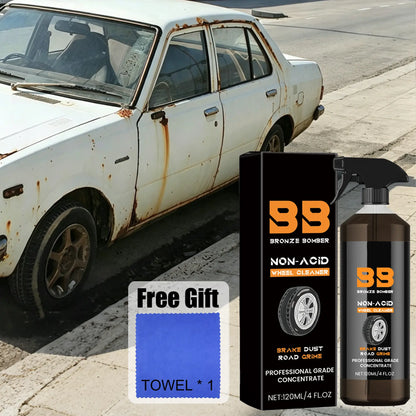 Automotive Rust Remover Spray 120ML Metal Cleaner for Cars