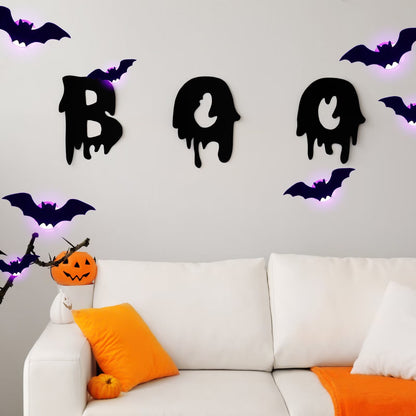 🔥LAST DAY 50% OFF🔥Halloween 3D Lighted LED Flashing Bats