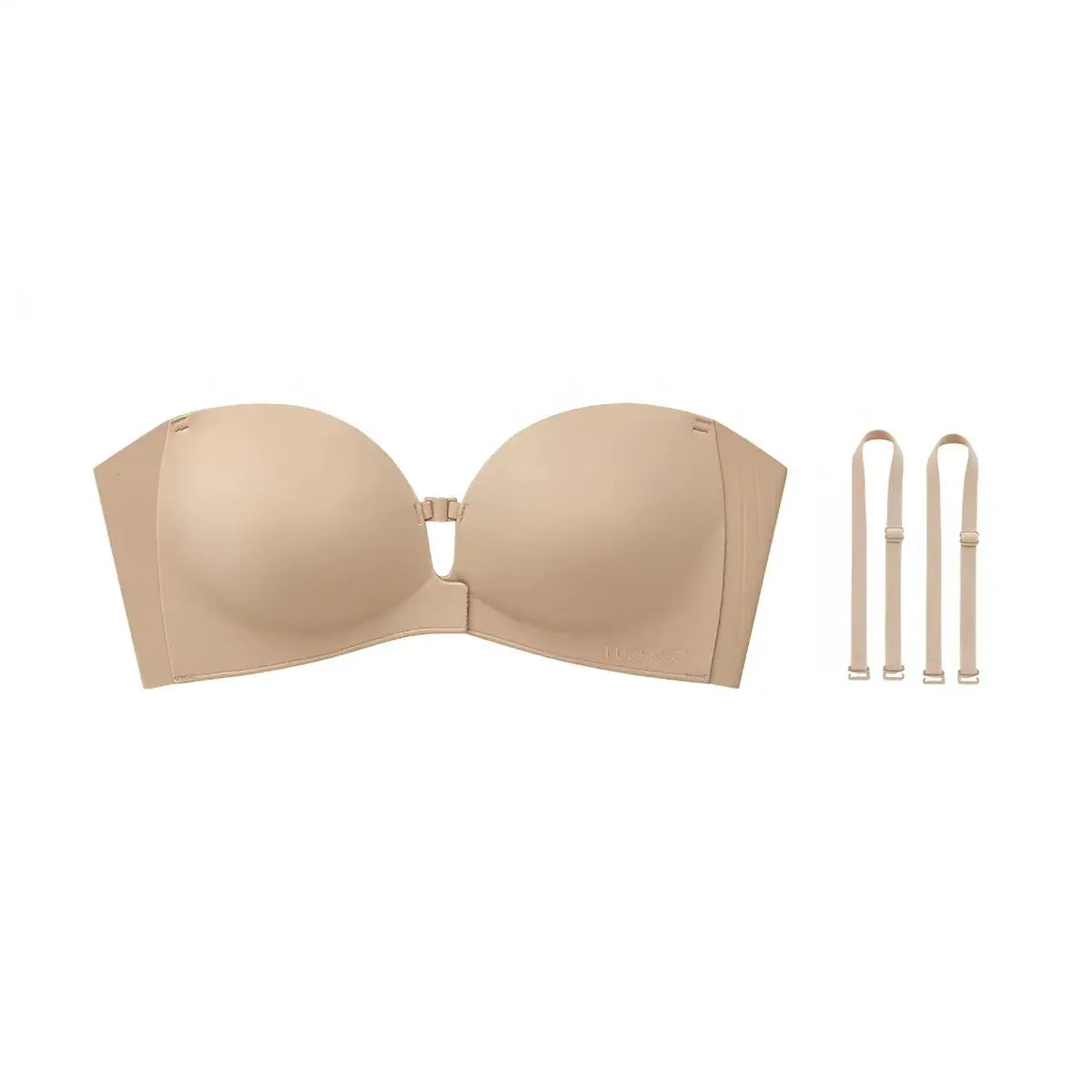 Women's Strapless Push Up Bra with Anti-Slip Technology