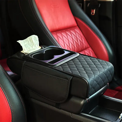 🚗Car Armrest Cushion,5-in-1 Center Console