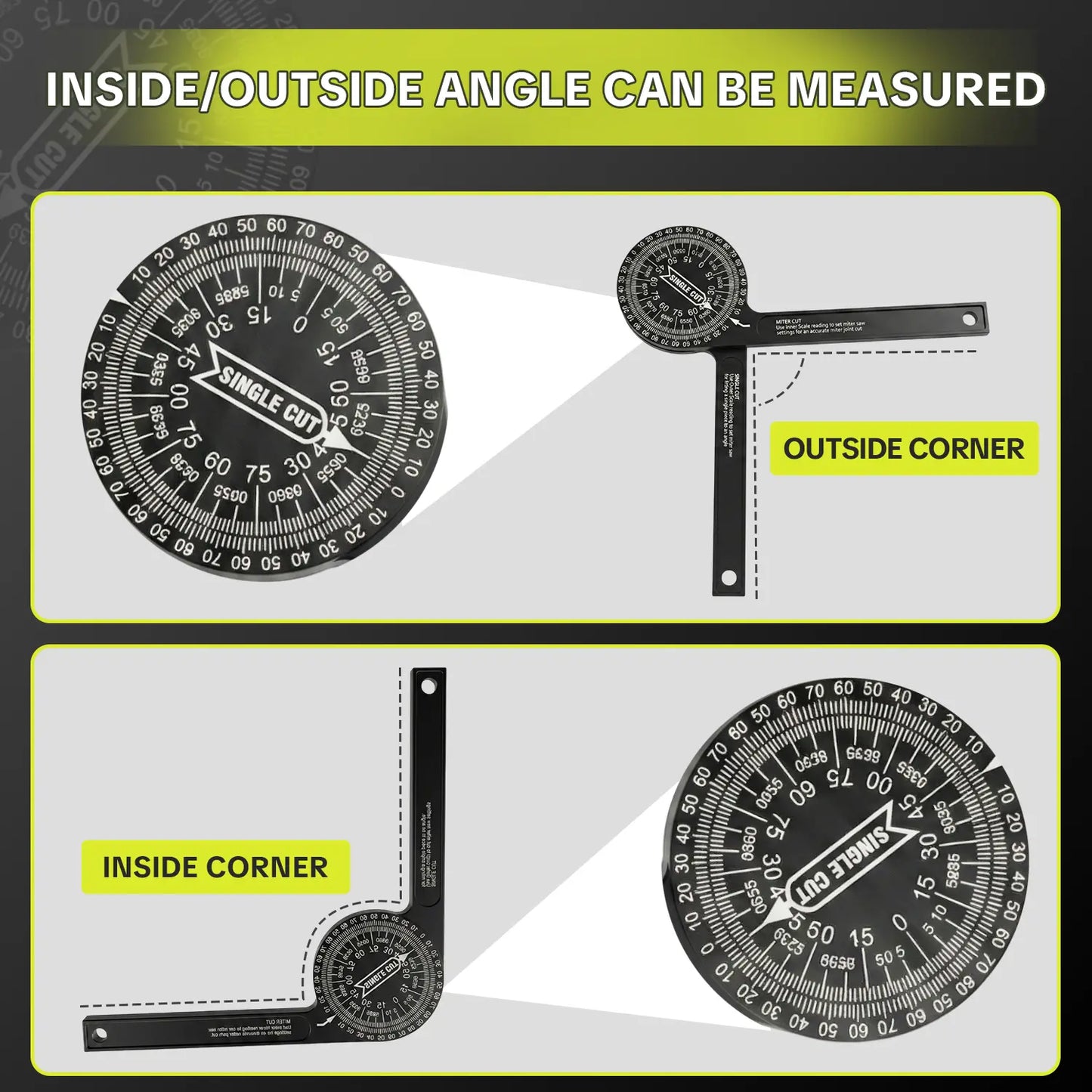 🔥 Limited Time 49% OFF | Precision Aluminum Miter Saw Protractor – Perfect Angle Finder For Woodworking Projects