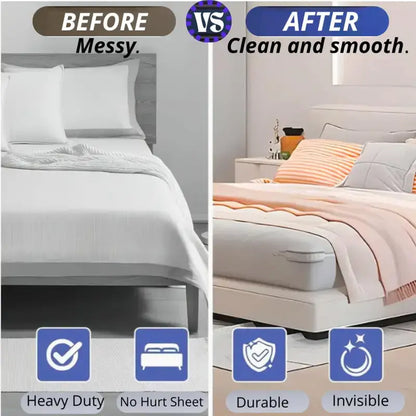 🔥 50% OFF TODAY🔥4/8pcs Bed Sheet Holder Strips for Mattress - Secure Fit & No Slipping