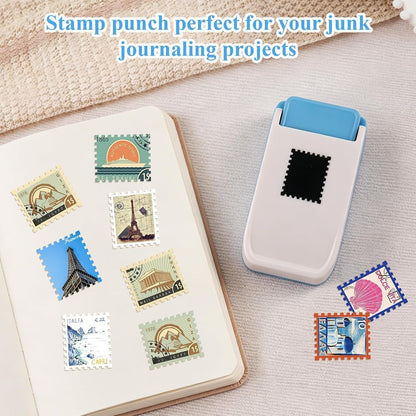 ✂️ Mini Postage Stamp Paper Punch – DIY Scrapbook & Photo Craft Cutter