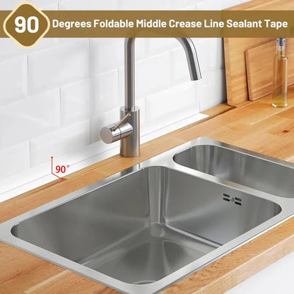 🔥LAST DAY 49% OFF🔥Self‑Adhesive Caulk Strip 🚰🛁Waterproof Mold‑Resistant Sealant Tape
